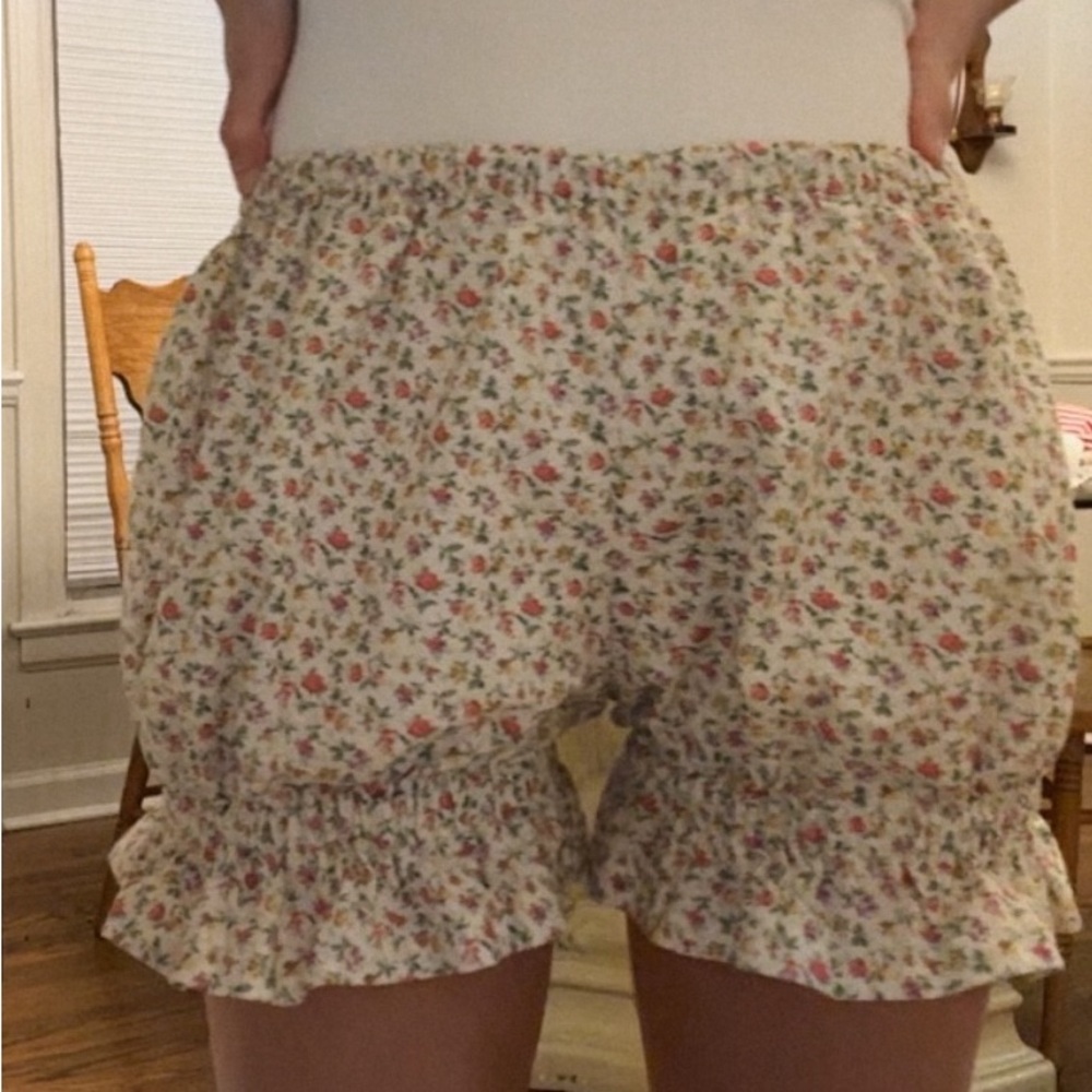 Handmade Floral Bloomer Shorts